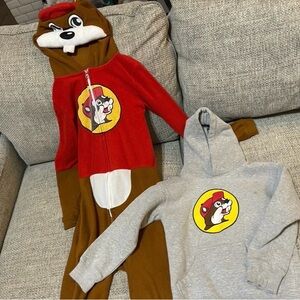 Buc-ee’s character Onesies and hoodie